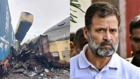 കാഞ്ചൻജംഗ എക്‌സ്പ്രസ് അപകടം  WEST BENGAL TRAIN ACCIDENT  RAHUL GANDHI BLAMES MODI GOVT  KANCHANJUNGA EXPRESS TRAIN ACCIDENT