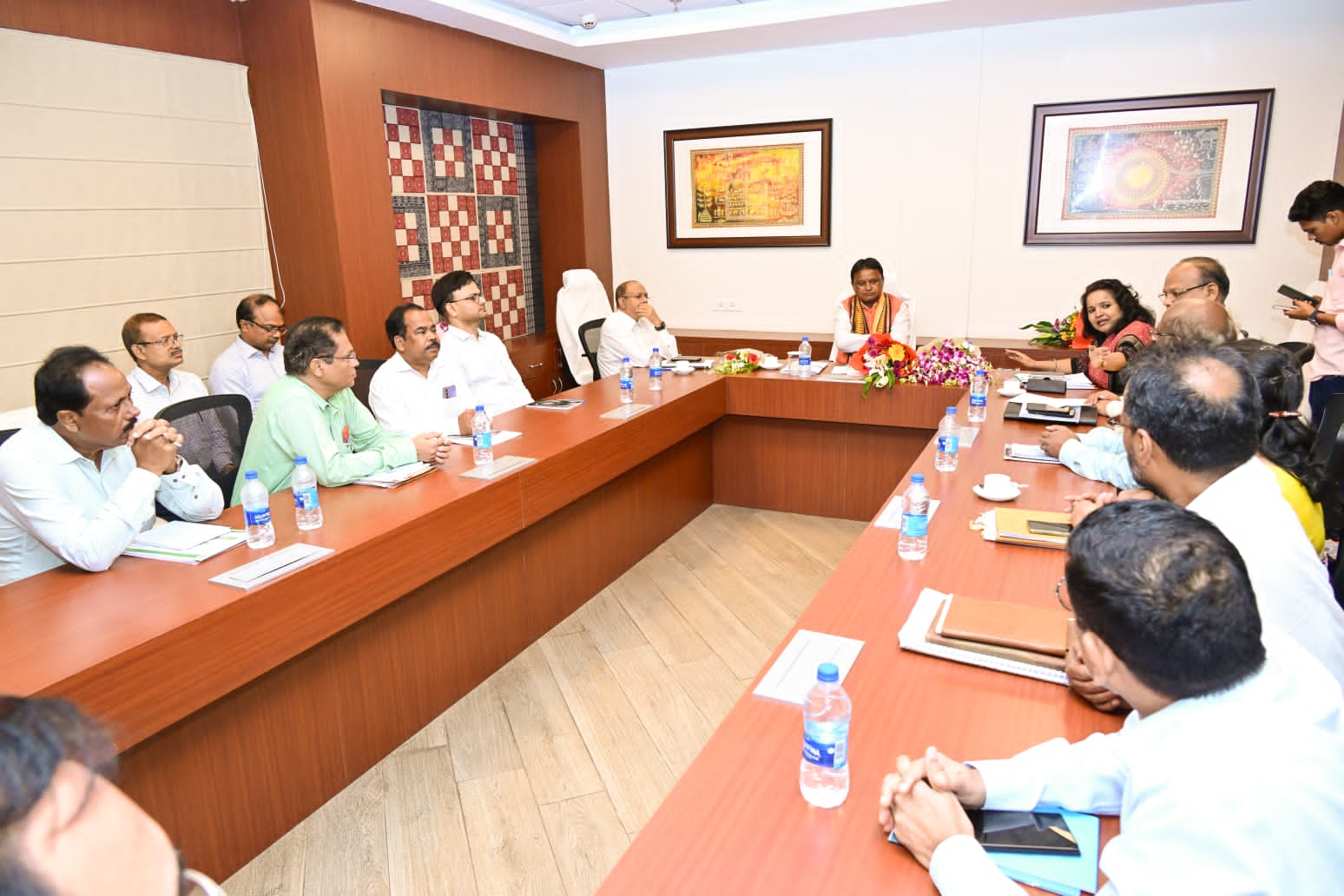 CM reviewed several departments