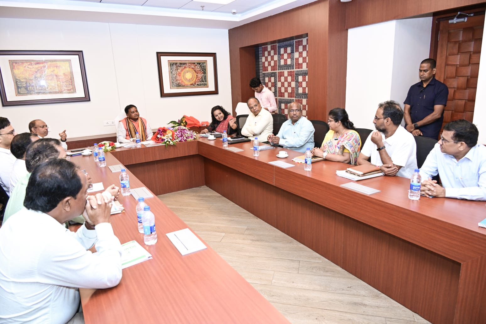 CM reviewed several departments