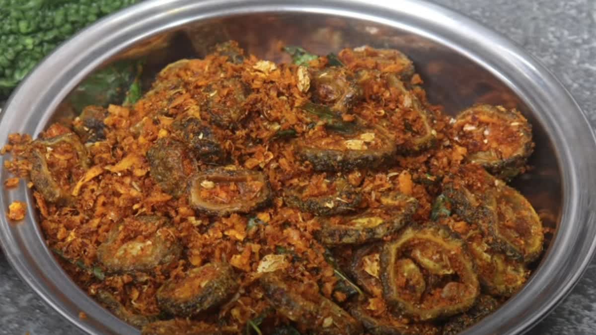 Bitter gourd Coconut chilli Powder Bitter gourd Benefits Bitter gourd ಹಾಗಲಕಾಯಿ ಕೊಬ್ಬರಿ ಖಾರದ ಪುಡಿ