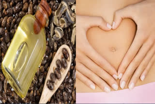 CASTOR OIL IN BELLY BUTTON