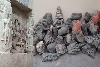 UJJAIN OLD IDOLE GATHERING DUST