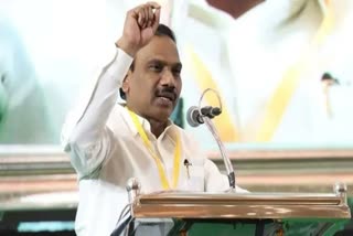 நீலகிரி மக்களவை உறுப்பினர் ஆ.ராசா - கோப்புப் படம்