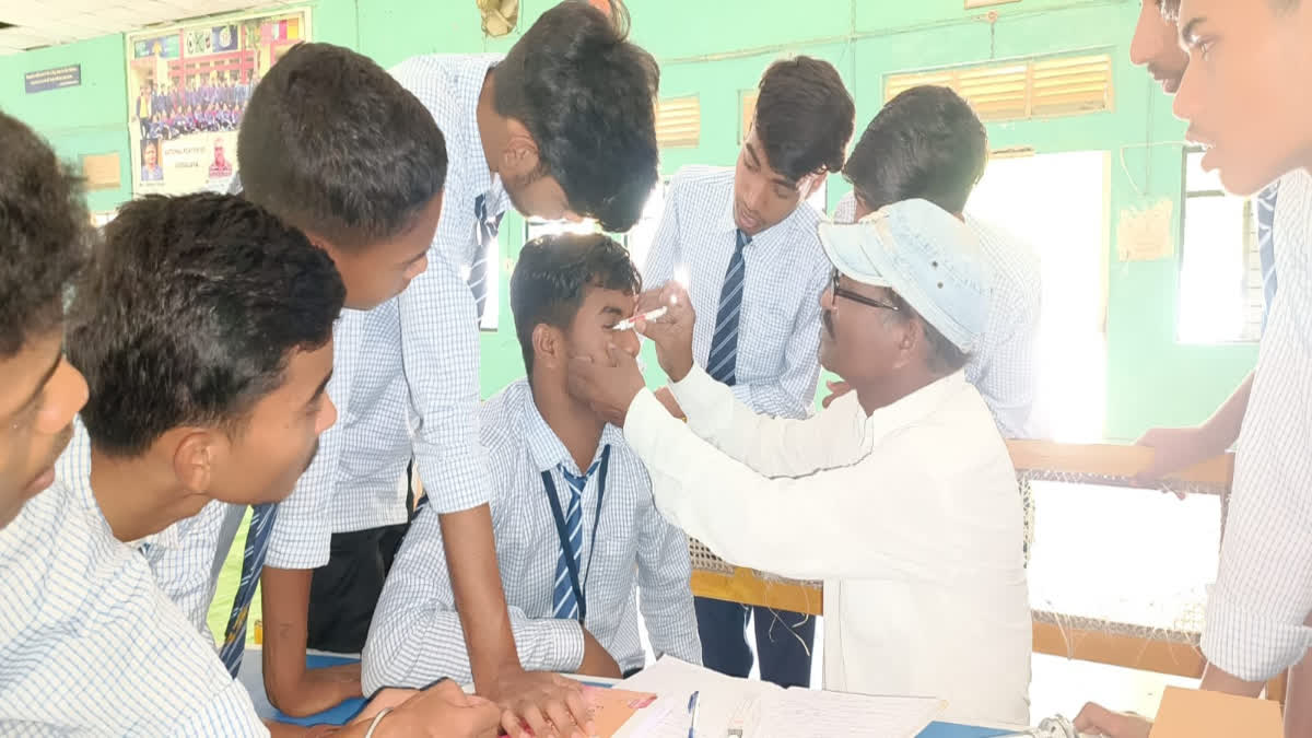 Eyeflu in Navodaya Vidyalaya