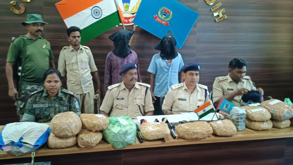 ganja smuggling in giridih