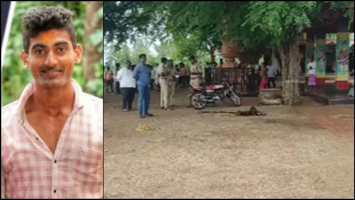 In a gruesome crime, a man was hacked to death in front of his wife at Waderatti village in Belagavi district of Karnataka, on Monday. The grisly incident took place under Moodalagi taluk of the district. The accused was arrested within a few hours and a machete used in the crime was also seized from him, police said.