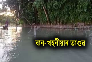 Flood and Erosion of Brahmaputra River in Jonai