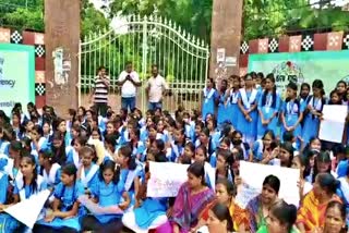 unit9 Girls School Students protest
