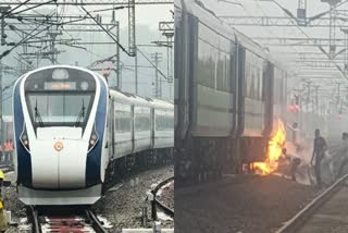 Vande Bharat Express Catches Fire