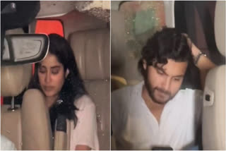 Bollywood actor Arjun Kapoor welcomed a few of his close friends and family members at his home while his girlfriend Malaika Arora is on vacation in Baku. Arjun's sister, actor Janhvi Kapoor along with her rumoured boyfriend Shikhar Pahariya, and actor Varun Dhawan and his wife Natasha Dalal were among the ones who visited his home.