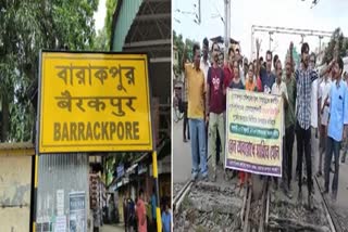Rail Blockade in Barrackpore