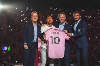 Lionel Messi introduced by Inter Miami and Major League Soccer  Lionel Messi  Lionel Messi Inter Miami  Inter Miami and Major League Soccer