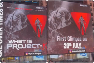 Project K on Times Square billboard, Prabhas starrer to be "India's Biggest Cinematic Universe"