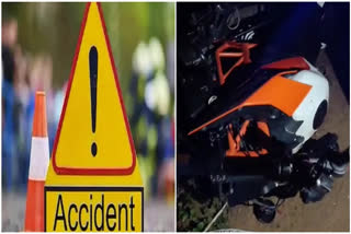 Road accident on Duvvur National Highway