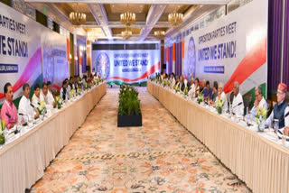 More than 46 leaders of 24 parties participated in the second meeting of 'Mahaghatabandan', the coalition of Opposition parties, which was held in a private hotel in Bengaluru under the aegis of the Congress. An important meeting will be held on Tuesday to formulate a strategy for the forthcoming Lok Sabha elections. According to sources, six points will be discussed in the meeting tomorrow.