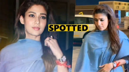 Nayanthara spotted, Nayanthara airport look, Nayanthara latest news