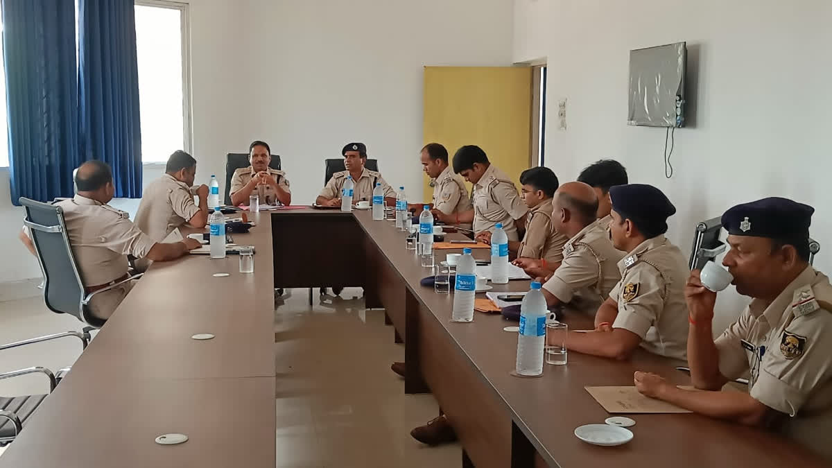 Meeting of Jharkhand and Bihar Police