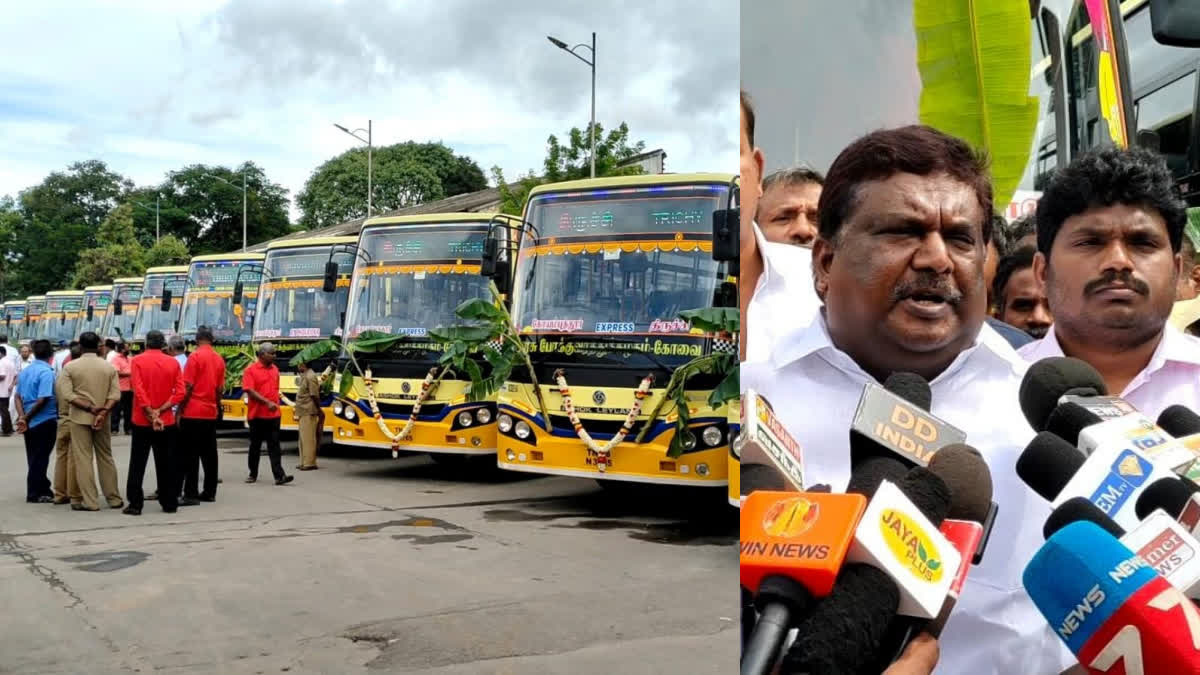 புதிய பேருந்துகள் இயக்கம், அமைச்சர் சிவசங்கர்  செய்தியாளர் சந்திப்பு