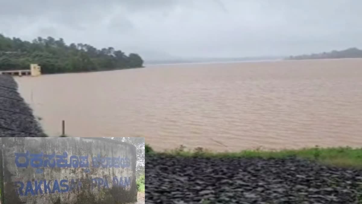 RAKASAKOPPA DAM  RAKASAKOPPA DAM PARTIALLY FILLED  GOOD RAINS IN WESTERN GHATS  BELAGAVI