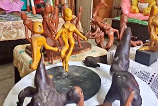 Assam artist transforms tea tree stumps into beautiful sculptures