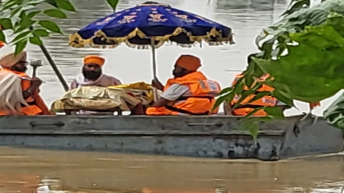 Rescue of people trapped in water continues in Amritsar's Baba Bakala