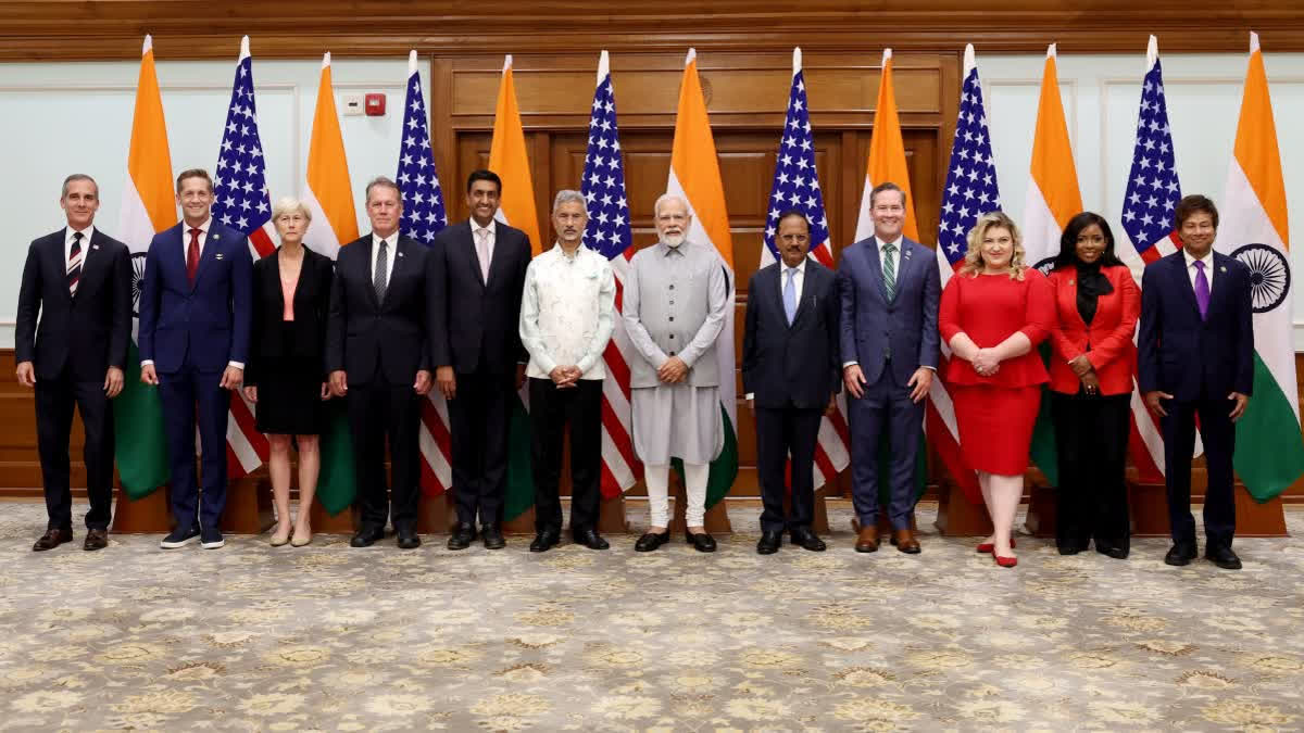 Prime Minister Narendra Modi met the delegation of the American Congress