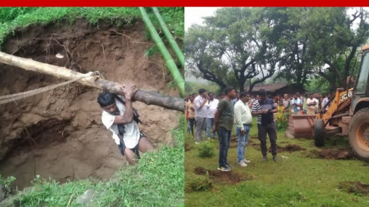 seven people got buried under soil