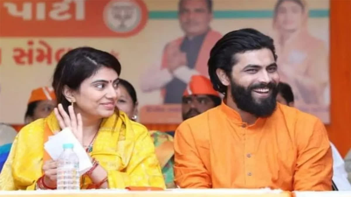 Rivaba Jadeja, wife of cricketer Ravindra Jadeja, engaged in a verbal duel with BJP MP Poonamben Maadam and Mayor Bina Kothari. She reportedly lost her cool when she overheard a comment passed by party MP Poonamben Maadam.