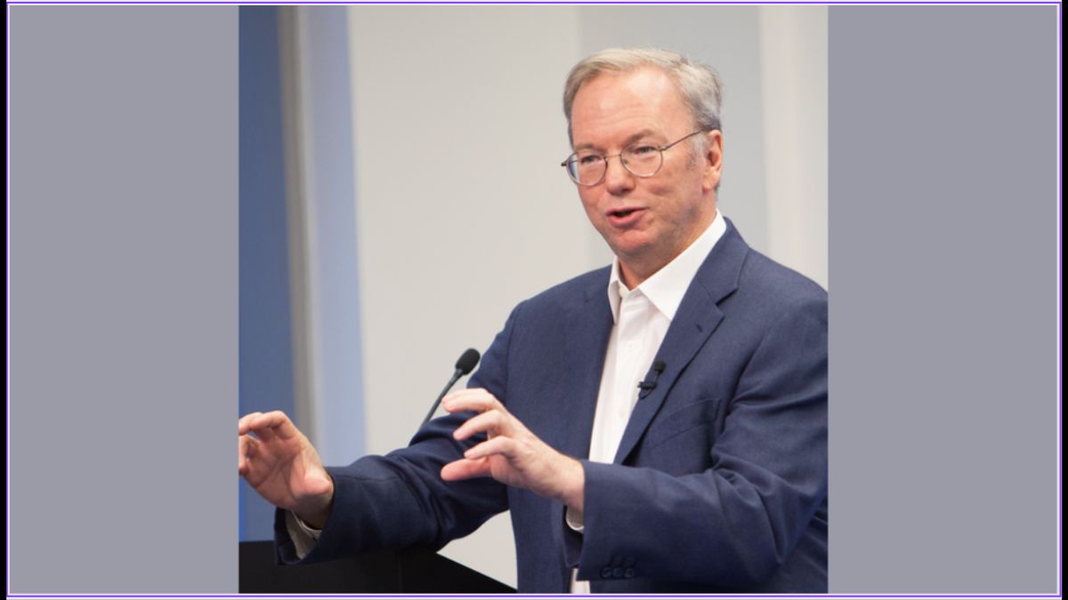 Former Google CEO Eric Schmidt