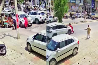 Woman dragged on bonnet of car in Rajasthan's Hanumangarh, probe on.