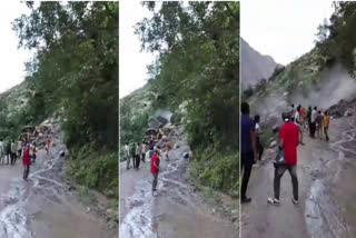 viral Video JCB falling into ditch in Pithoragarh Uttarakhand