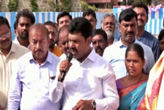 railway underpass was inaugurated by MP B Y Raghavendra