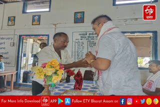 Content Centre Coordinator Deepak Gogoi farewell felicitation