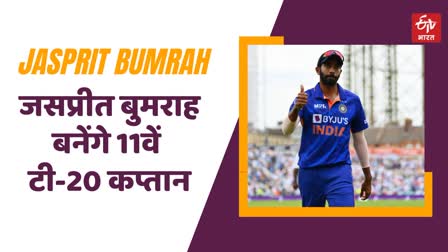 Captain Jasprit Bumrah