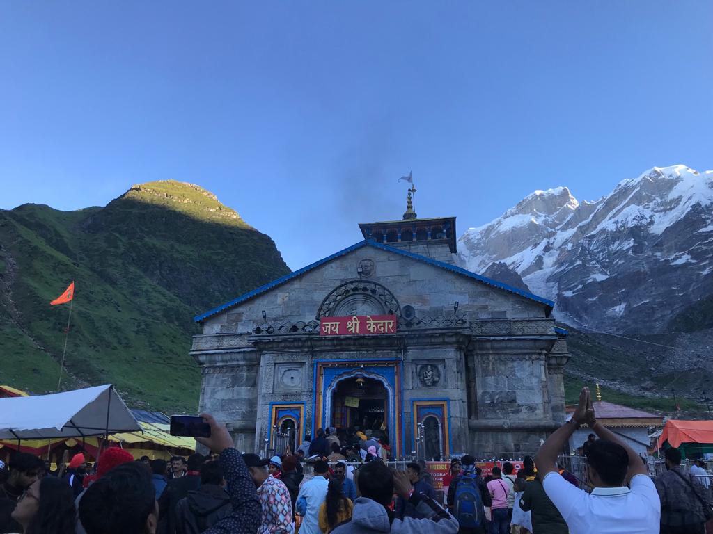 Devotees reached in Kedarnath dham