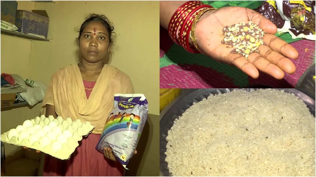 Poor Quality Food Items in Anganwadi