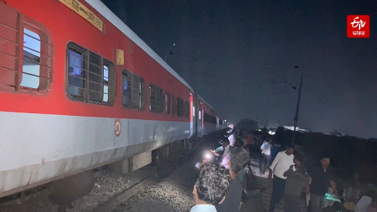 Sabarmati Express derailed