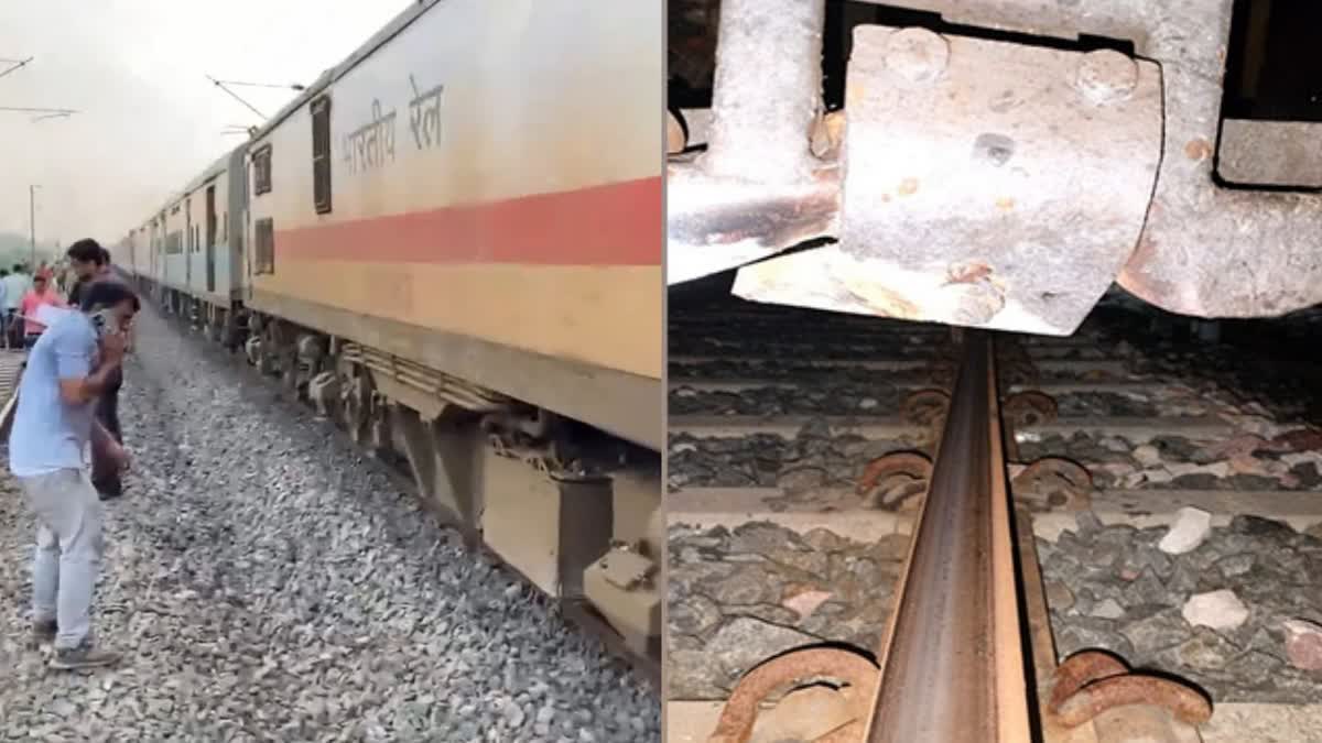 TRAIN ACCIDENT  TRAIN DERAILMENT  VARANASI SABARMATI EXPRESS  KANPUR