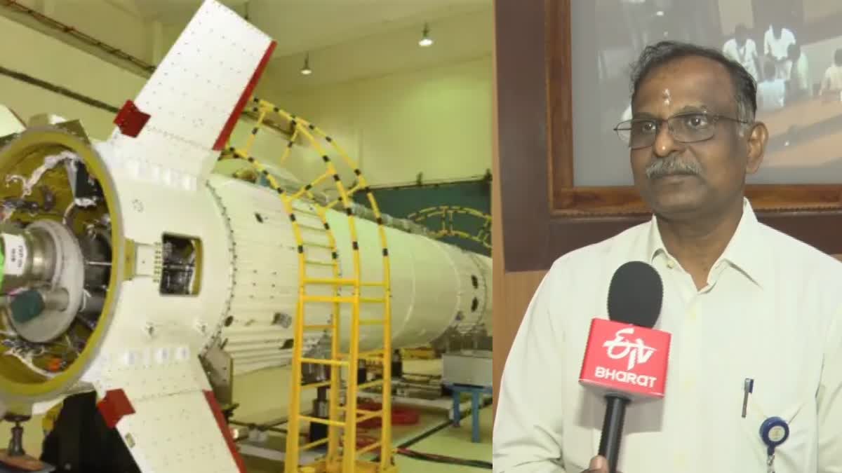 ISRO Scientist Dr V Narayanan (R) talks about Gaganyaan mission