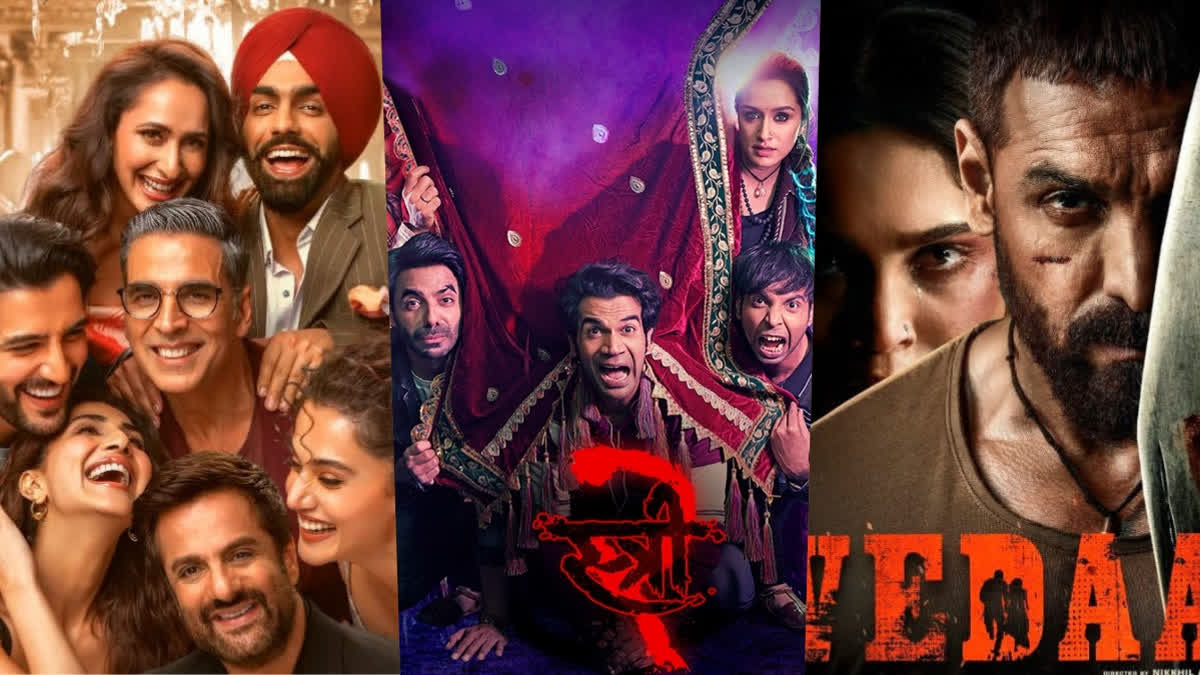 Independence Day Releases: Stree 2 Smashes Into Rs 100 Crore Club On Day 2; Leaves Vedaa, Khel Khel Mein Behind