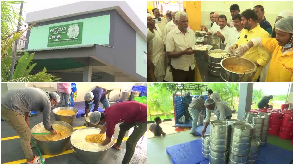 Anna Canteens Food Supply Contract to Akshaya Patra Foundation