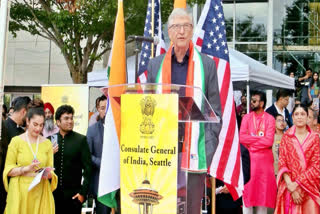 Bill Gates Joins Indian Community In US To Celebrate I-Day