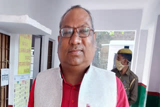 Nishad Party president and Uttar Pradesh Fisheries Minister Sanjay Nishad.