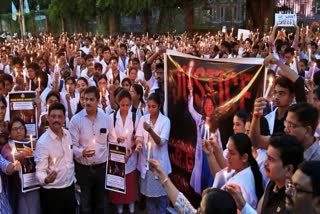 Kolkata Doctor Rape Murder Case  Kolkata Doctor Murder Case PROTEST  വനിത ഡോക്‌ടറുടെ കൊലപാതകം  ഐഎംഎ രാജ്യവ്യാപക പണിമുടക്ക്