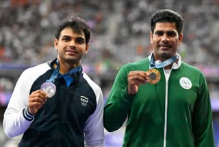 Arshad Nadeem and Neeraj Chopra