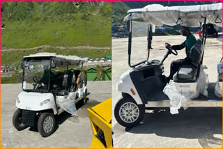 Golf cart car for needy Kedarnath pilgrims