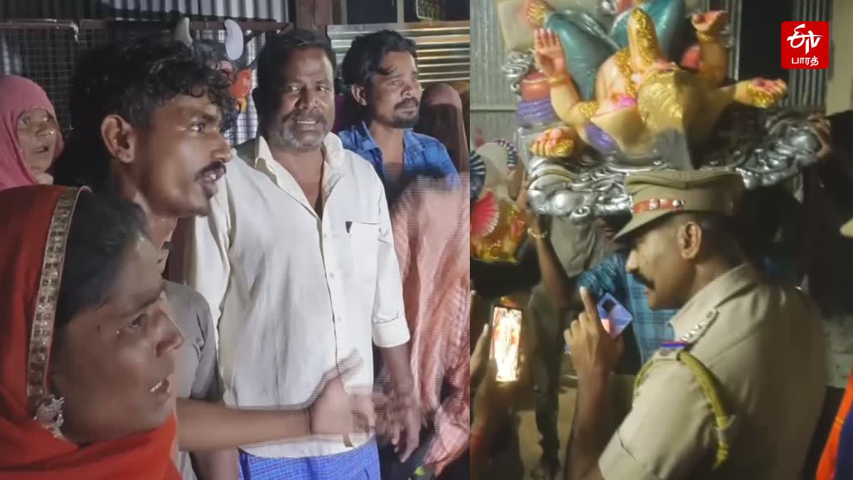 விநாயகர் சிலை விவகாரத்தில் வடமாநில தொழிலாளர் தற்கொலை முயற்சி