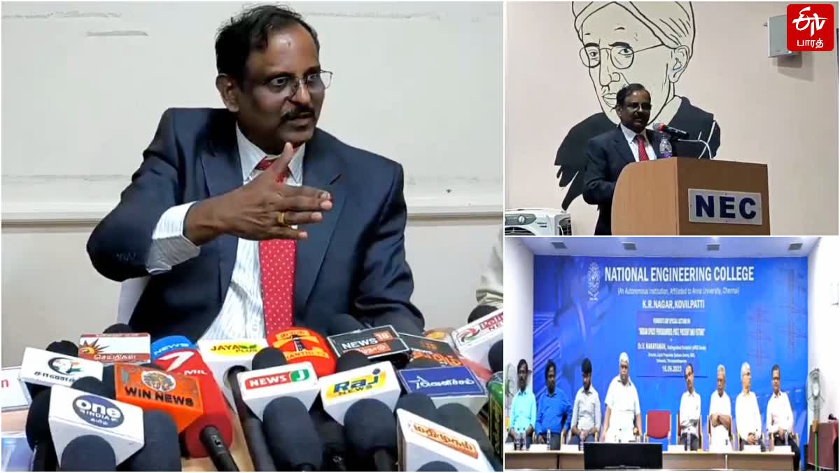 NEC கல்லூரி விழாவில் சிறப்புரையாற்றிய LPSC இயக்குனர் வி.நாராயணன்