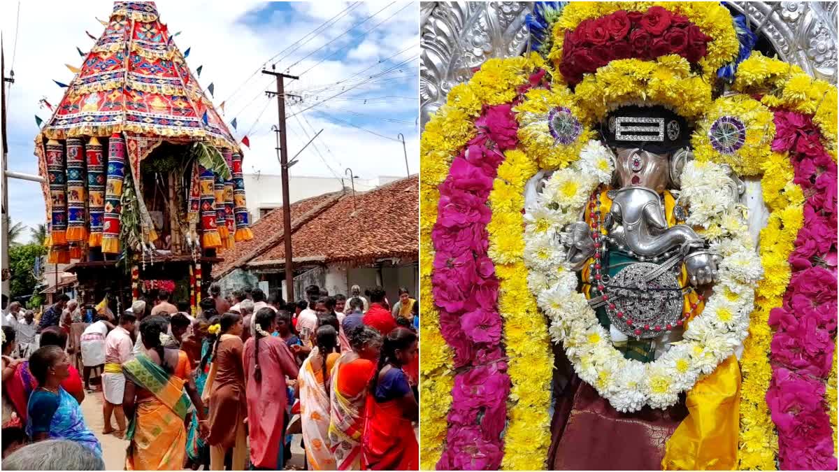 ஸ்ரீ மஹாகணபதி கோயில் விநாயக சதுர்த்தியை முன்னிட்டு திருத்தேரோட்டம்