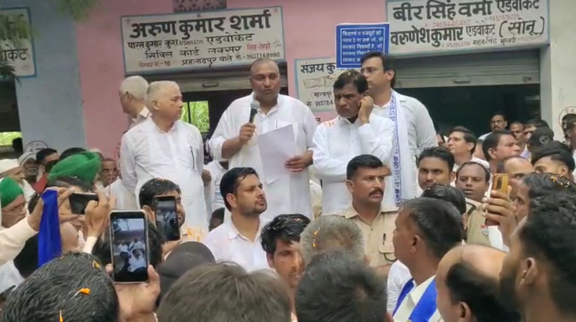 Laksar MLA Mohammad Shahzad Took Out Rally